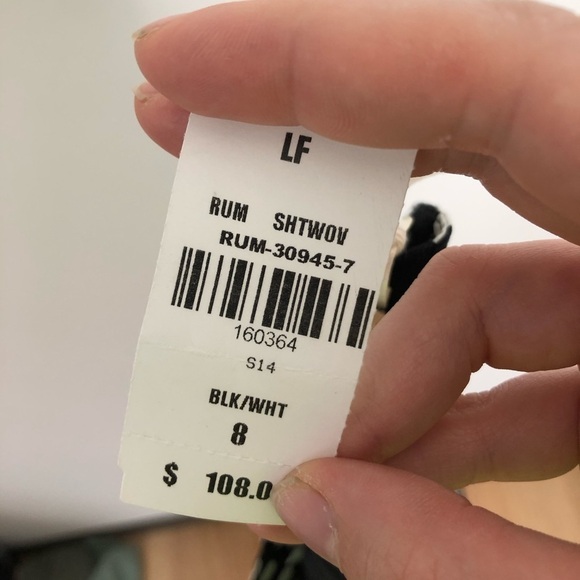 LF High Waisted Polka Dot Shorts NWT Sz 8 Women’s - Picture 7 of 11